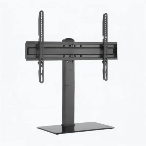 Universal Swivel Tabletop TV Stand with Glass Base (37”– 70”)